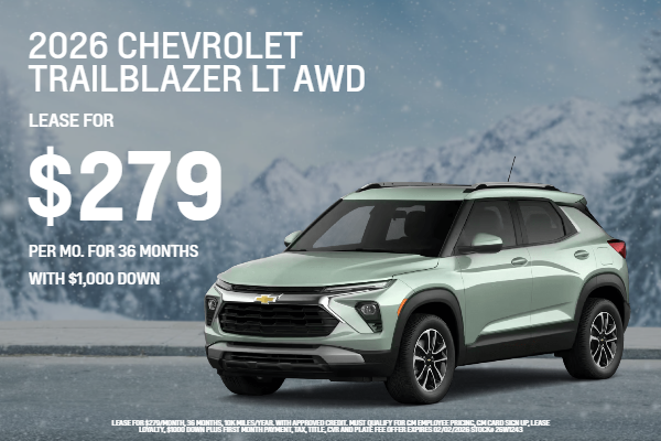 2026 Chevrolet Trailblazer LT AWD