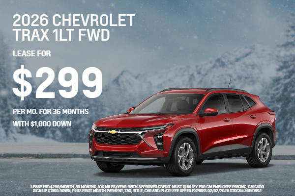 2026 Cheverolet Trax 1LT FWD