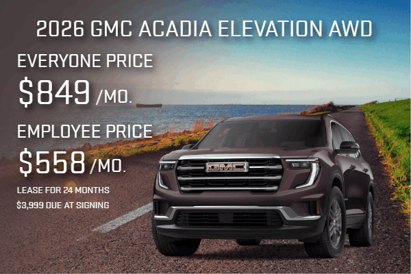 2026 GMC ACADIA ELEVATION AWD