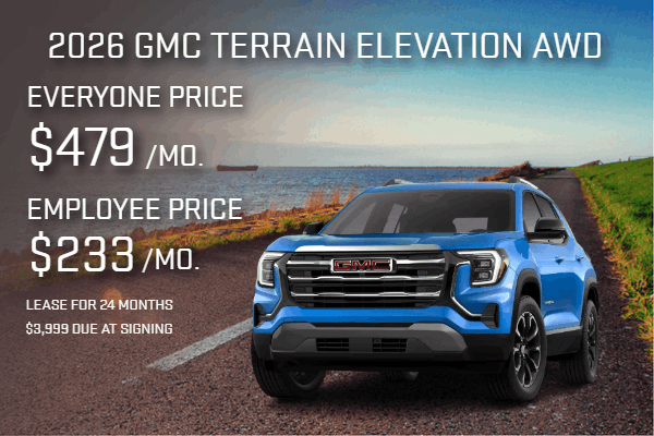 2026 GMC TERRAIN ELEVATION AWD