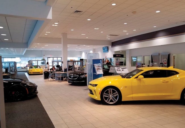 image of showroom at LaFontaine BUICK GMC Dearborn